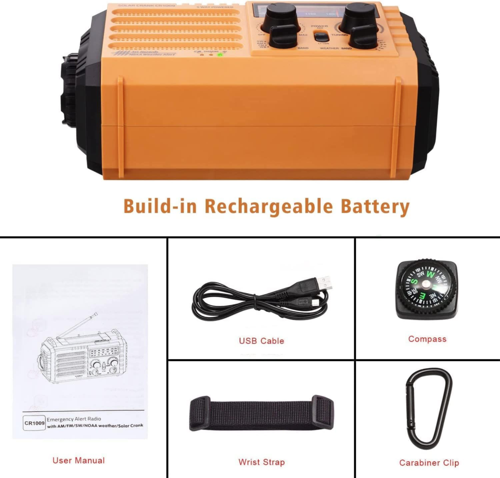 Survival Radio: Rechargeable Battery