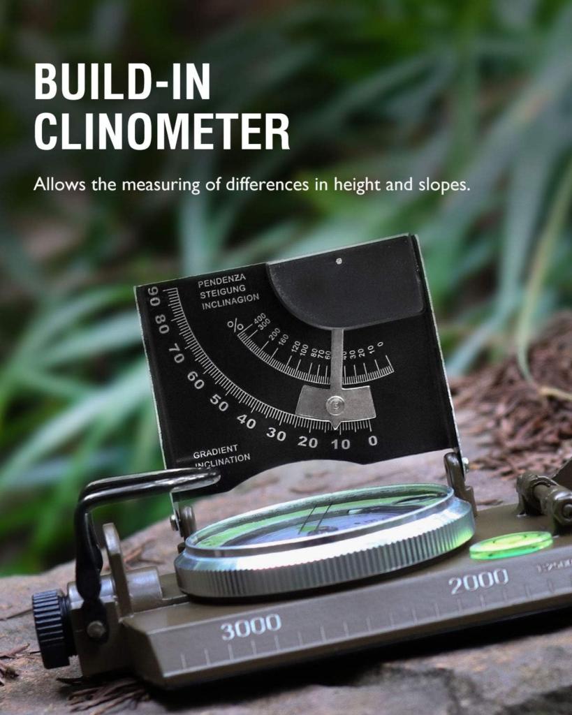 Survival Compass: Clinometer